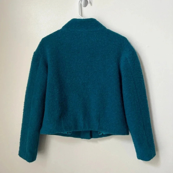 Leifsdottir Anthropologie Cerulean Wool Jacket - Picture 3 of 7